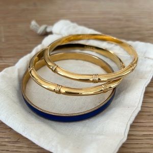J.Crew enamel bangle bracelets